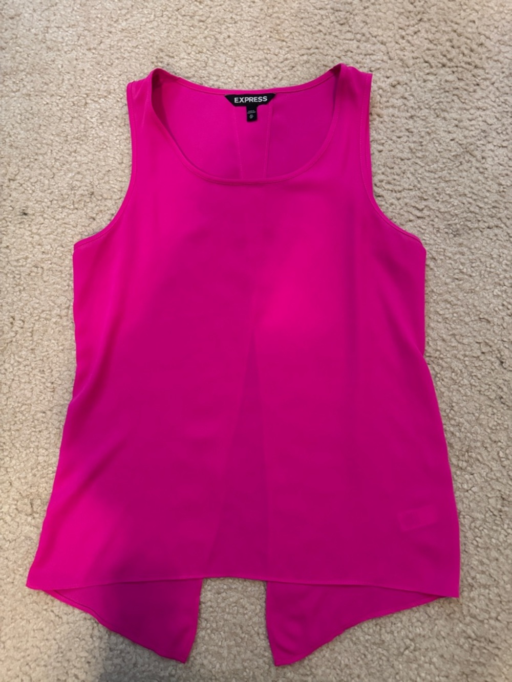 Express Women's Bright Fuchsia Sleeveless Tank